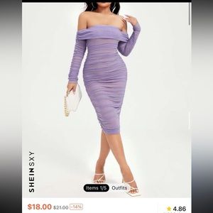 Shein lavender dress